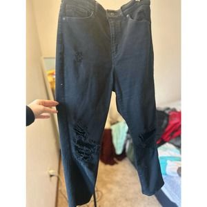 Women’s super high waisted ankle jeans